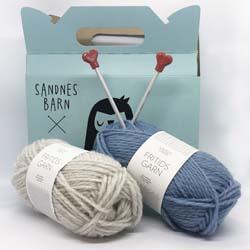 Learn to Knit Kit (Yarn not included) - Sandnes Barn - Biscotte Yarns