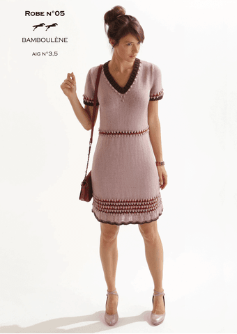 Free Cheval Blanc pattern - Dress cat.18-05 - Biscotte Yarns