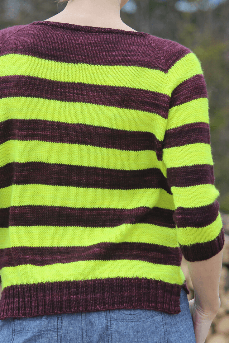 The Rugby Raglan | Free Knitting Pattern - Biscotte Yarns