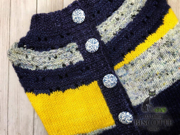Ray of Soleil Cardigan | Free Knitting Pattern - Biscotte Yarns