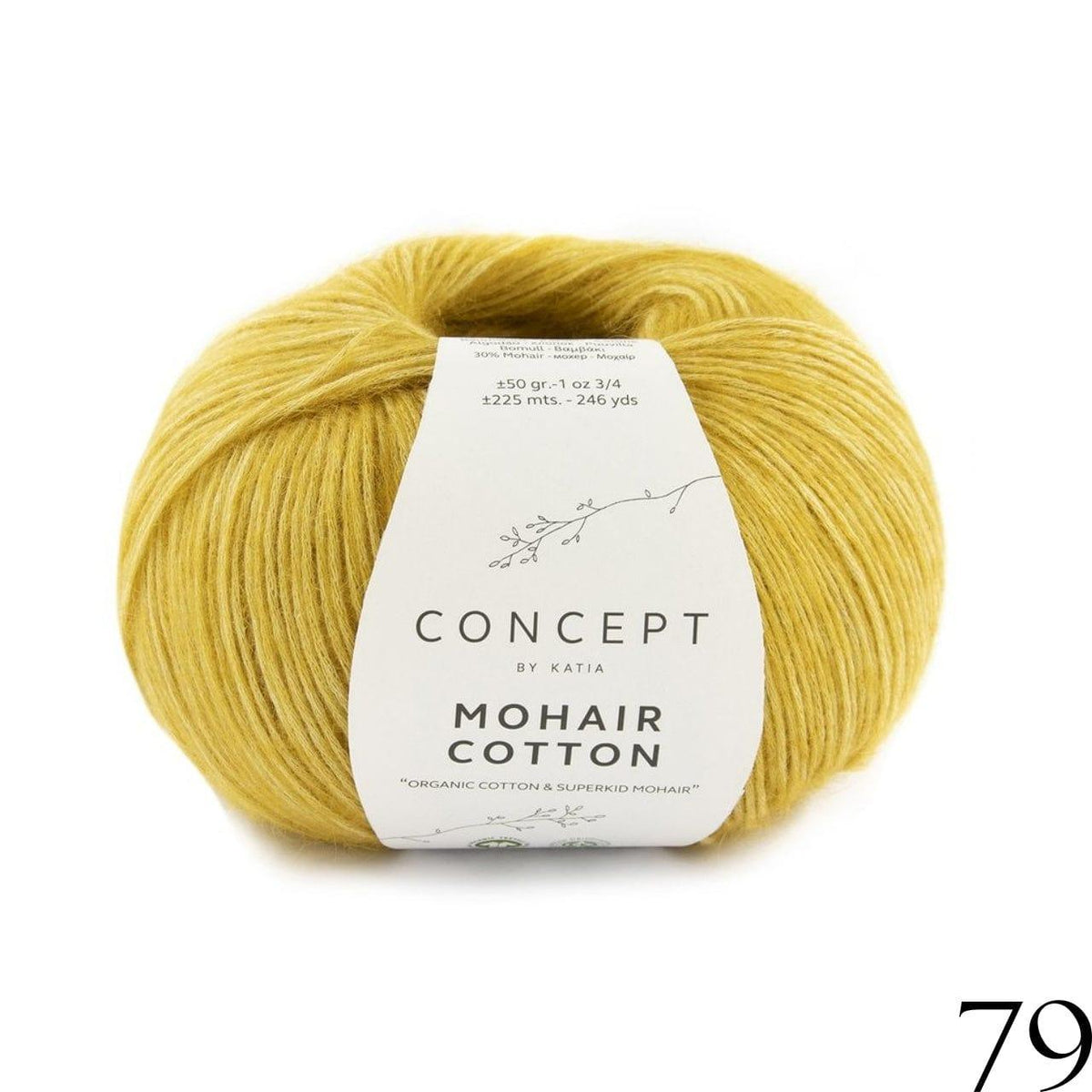 Katia Concept - Mohair Cotton - Biscotte Yarns