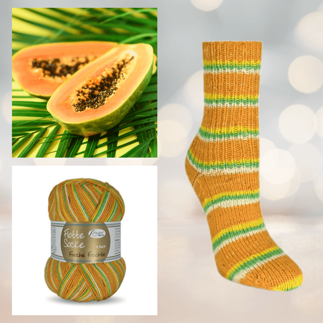 Flotte Sock Freche Fruchte - Biscotte Yarns