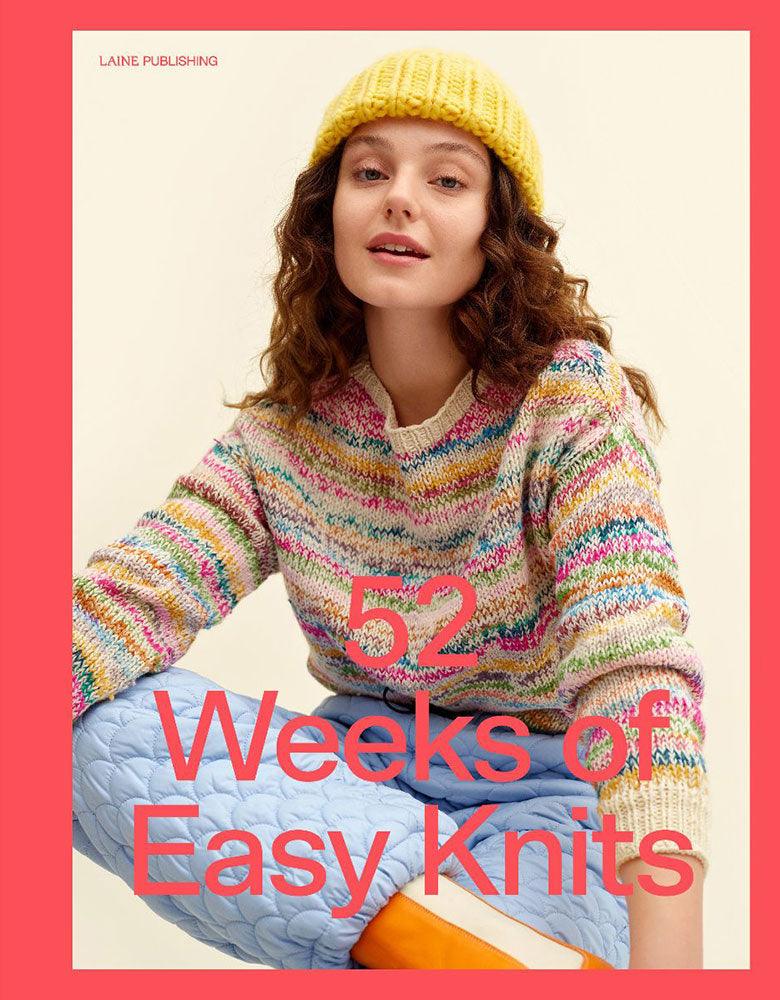 52 Weeks of Easy Knits Knitting Book - Biscotte Yarns