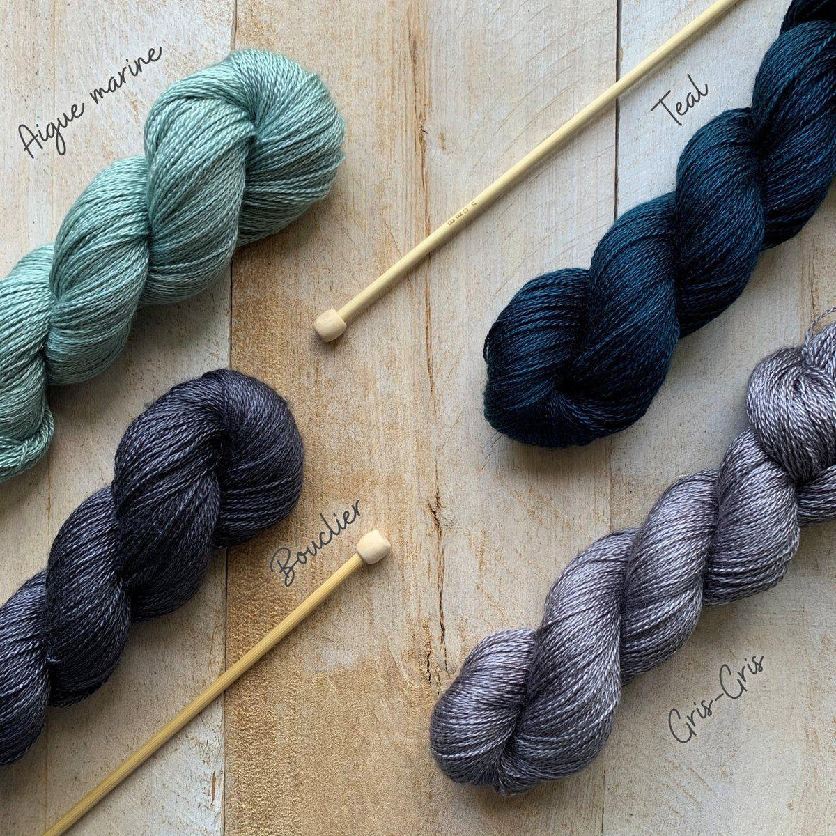 CASHSILK TEAL - Biscotte Yarns