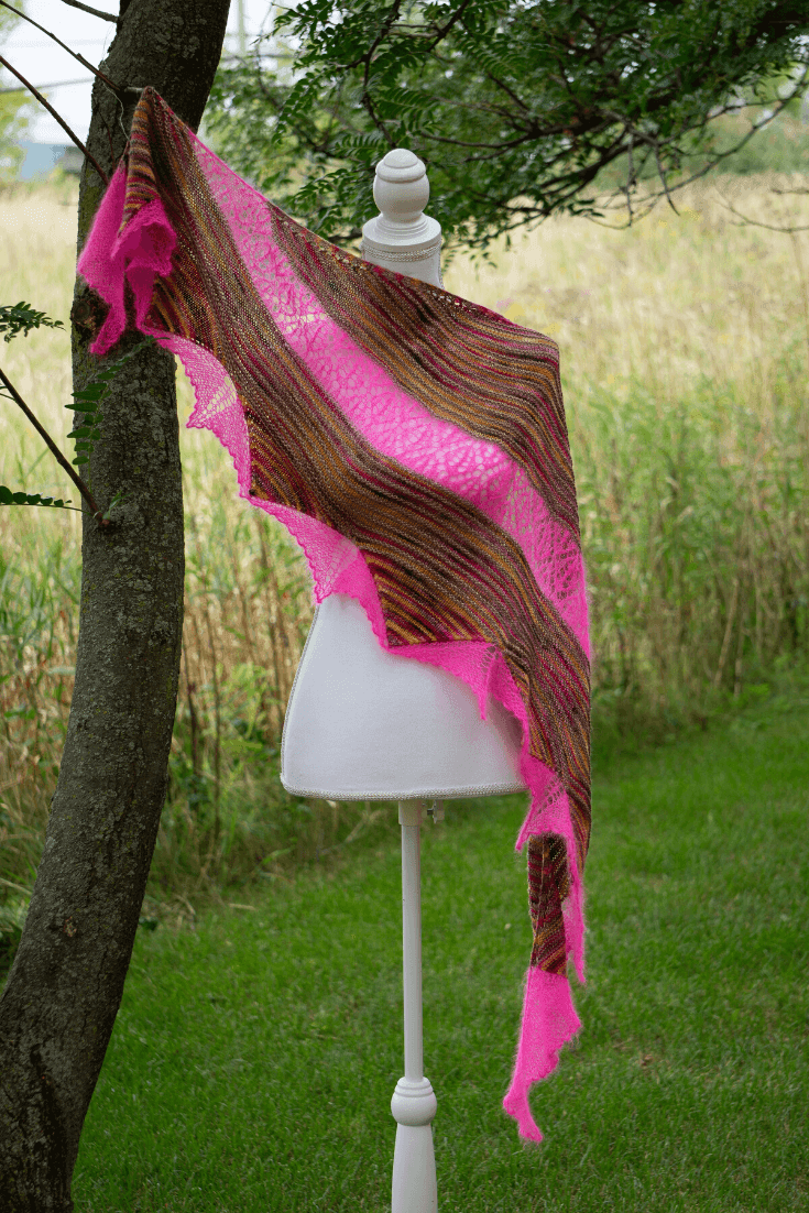 Rising Sun Shawl | Knitting Pattern - Biscotte Yarns