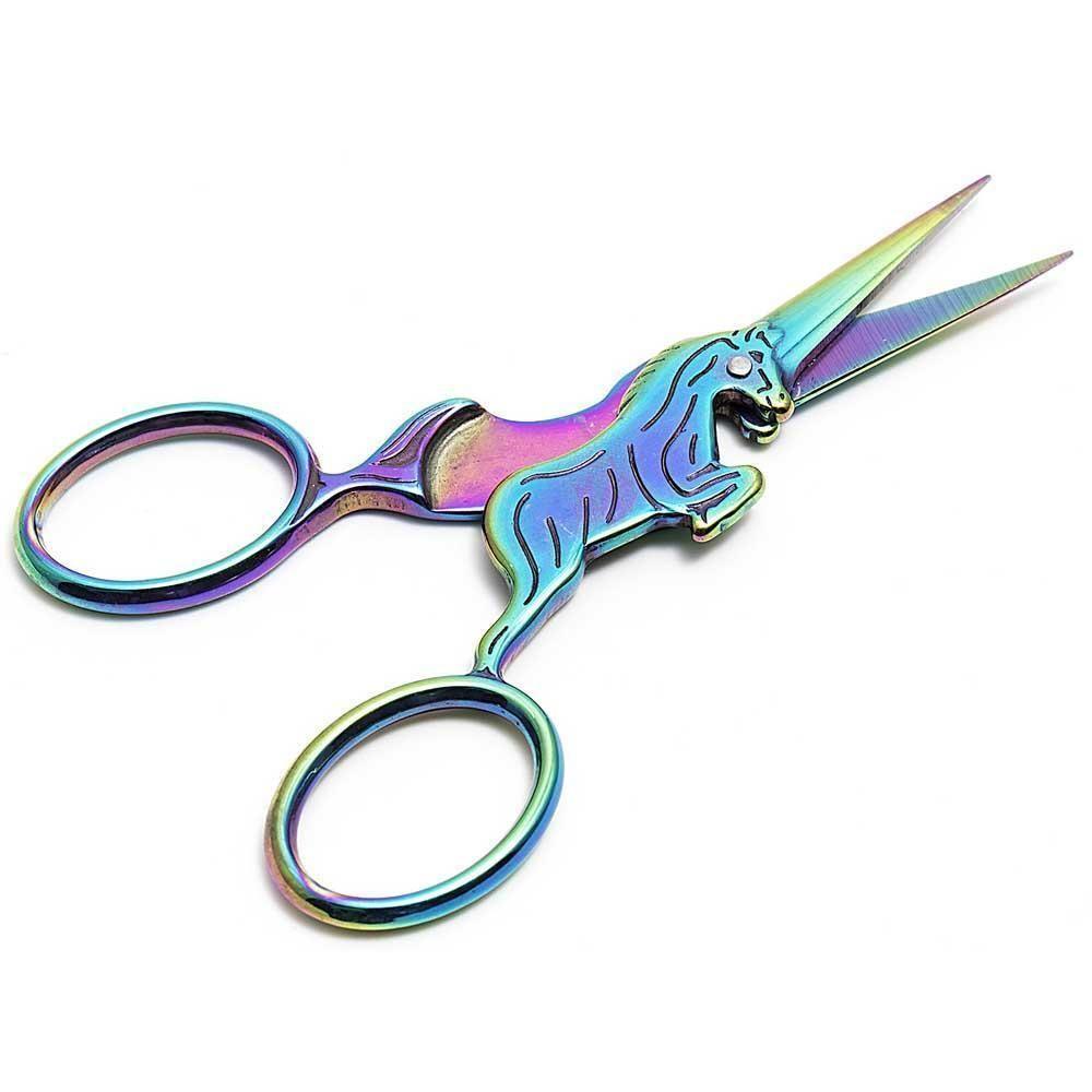 Rainbow Unicorn Scissors - Biscotte Yarns