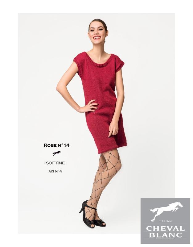 Free Cheval Blanc pattern - Dress - Cat. 25-14 - Biscotte Yarns