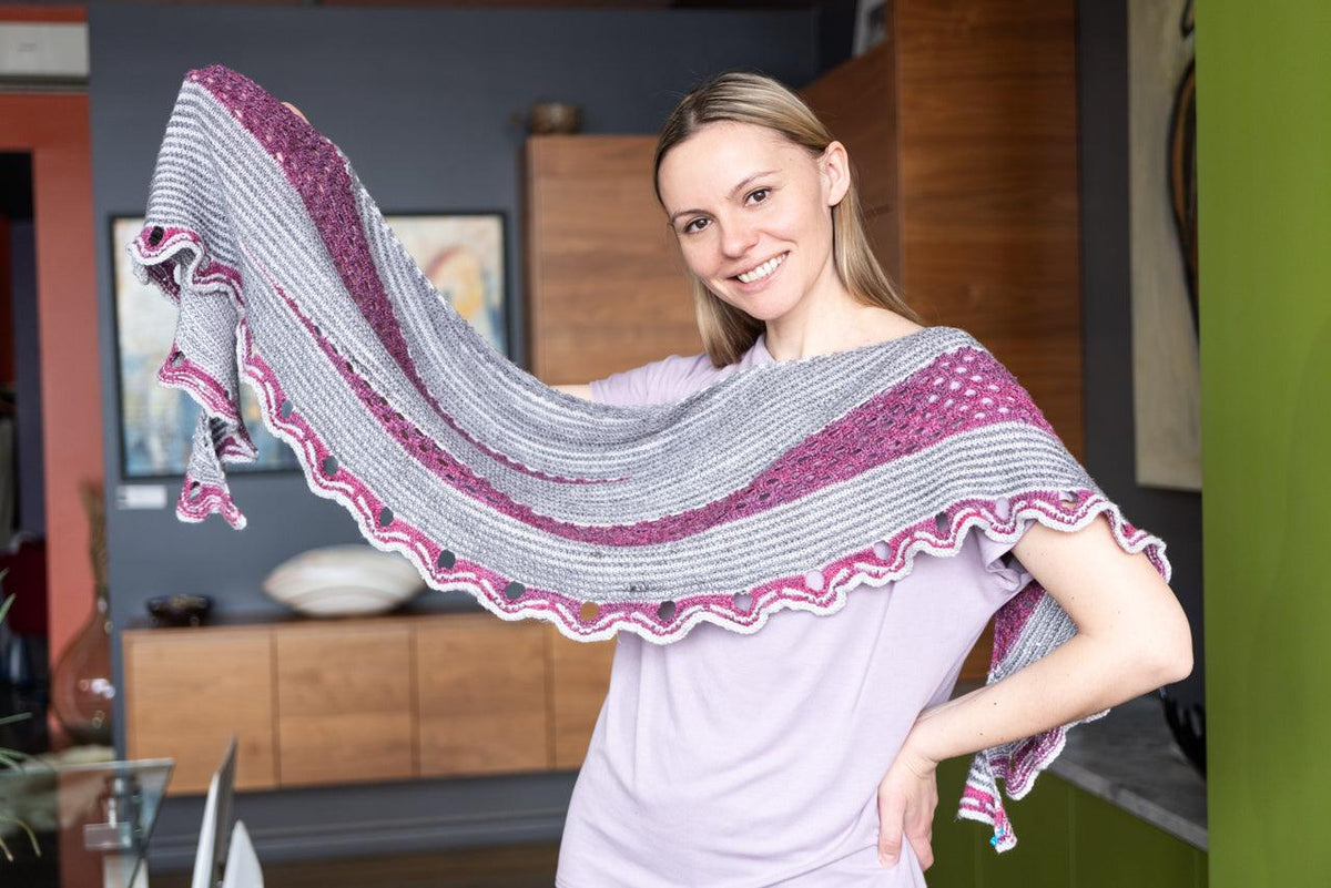 Belle de Jour | Shawl Pattern - Biscotte Yarns