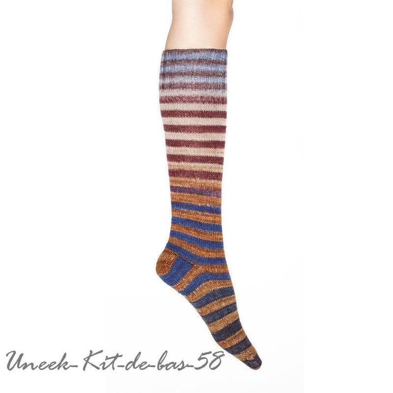 Urth Uneek - Self-Striping Matching Sock-Kit - Biscotte Yarns