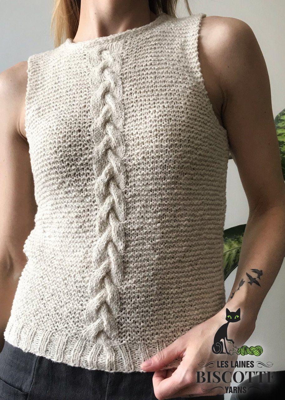 Carter Tank free Pattern - Biscotte Yarns