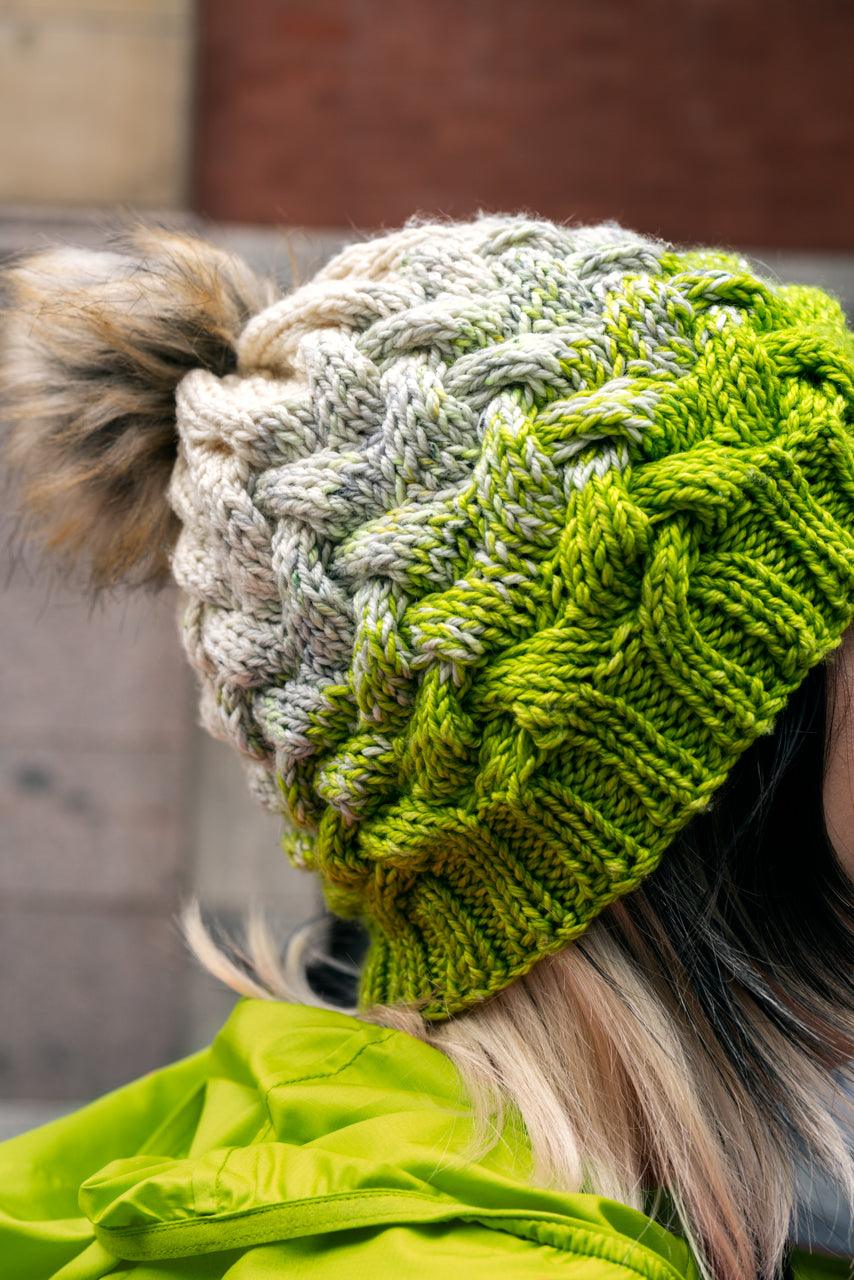 Brin de Folie Matching Hat & Scarf | Knitting Patterns - Biscotte Yarns