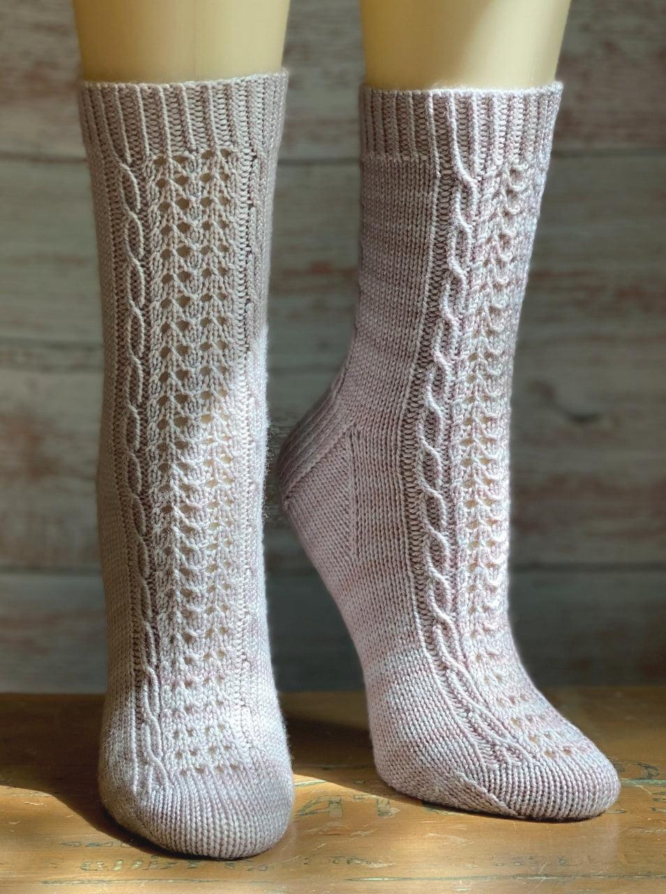 Lucida | Sock Pattern - Biscotte Yarns