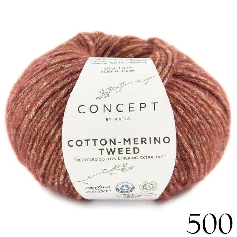 Katia Concept - Cotton Merino Tweed - Biscotte Yarns