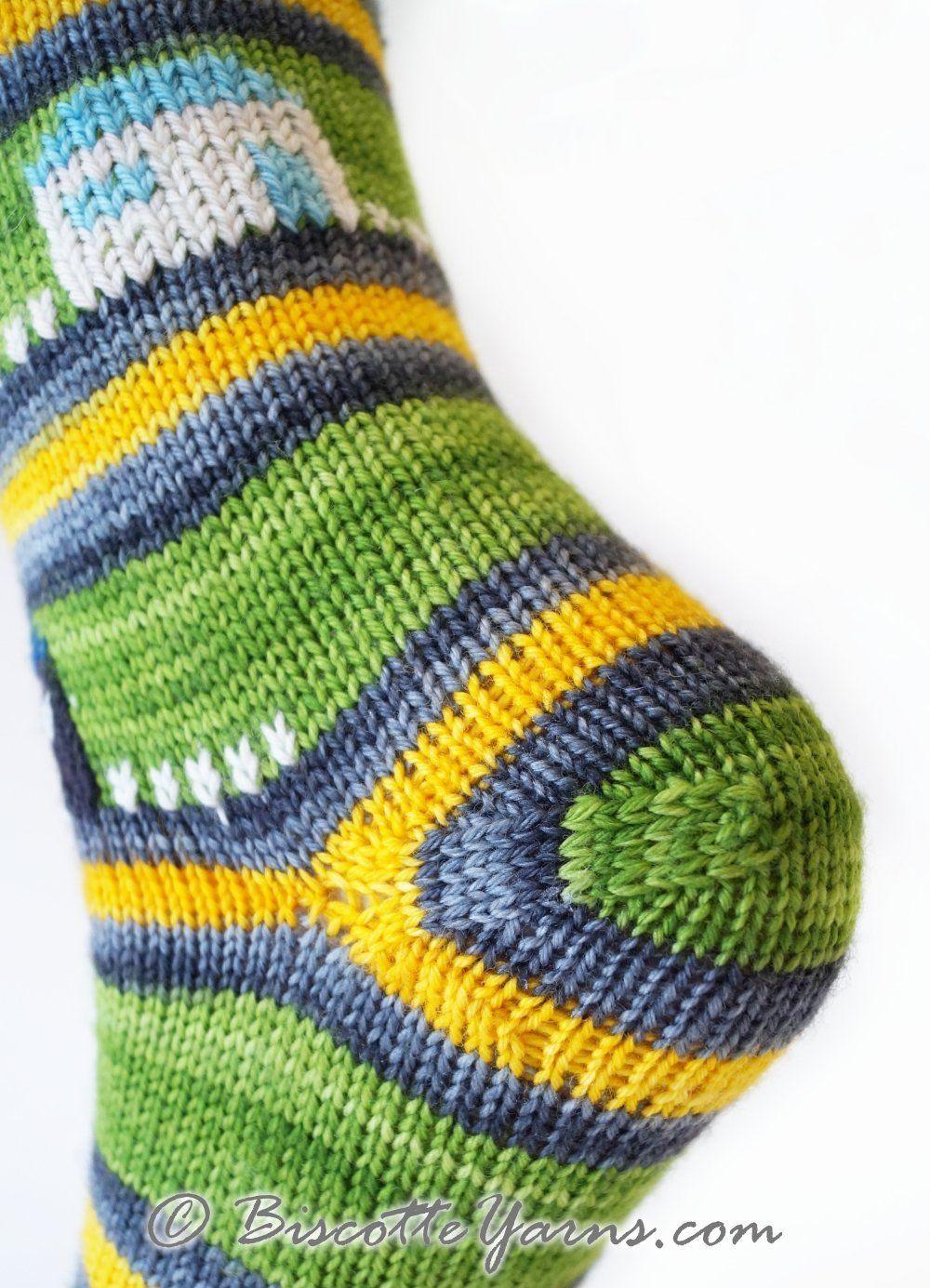 Free socks pattern - Saint-Élie-de-Caxton - Biscotte Yarns