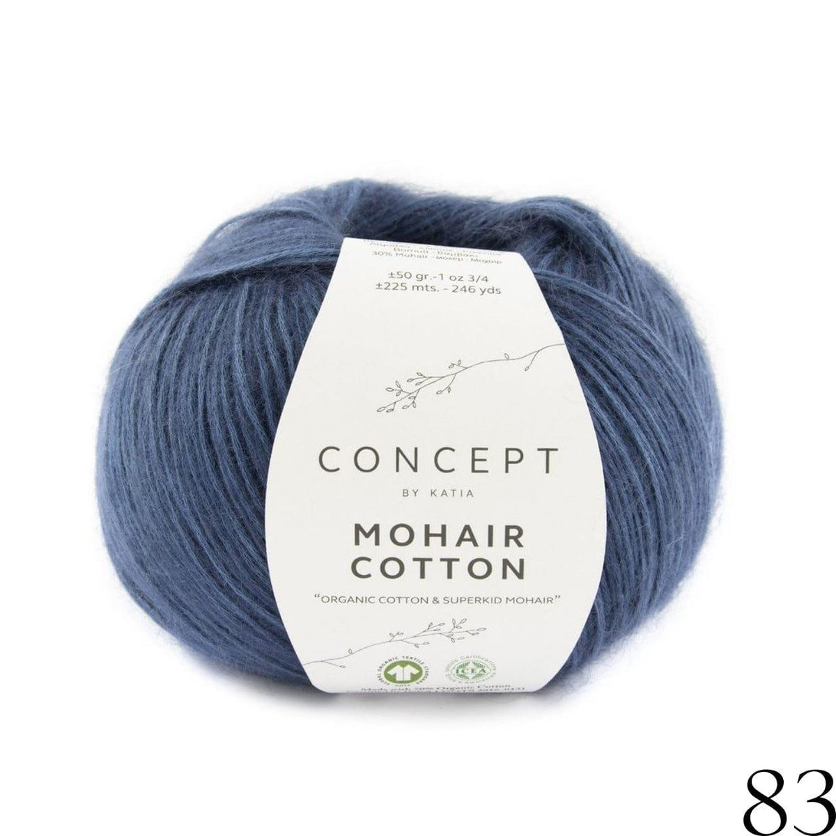 Katia Concept - Mohair Cotton - Biscotte Yarns