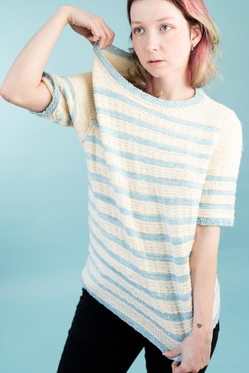 Blue Ribbon | Knitting Pattern - Biscotte Yarns