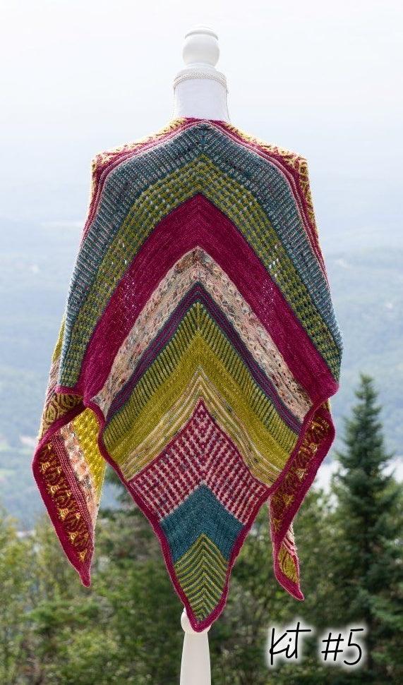 Triptyque Shawl Kits - Biscotte Yarns