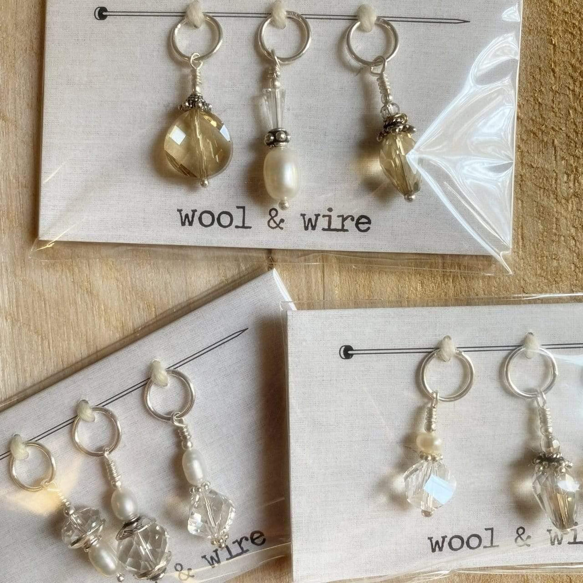 NNK Press Wool & Wire - Stitch markers - Biscotte Yarns