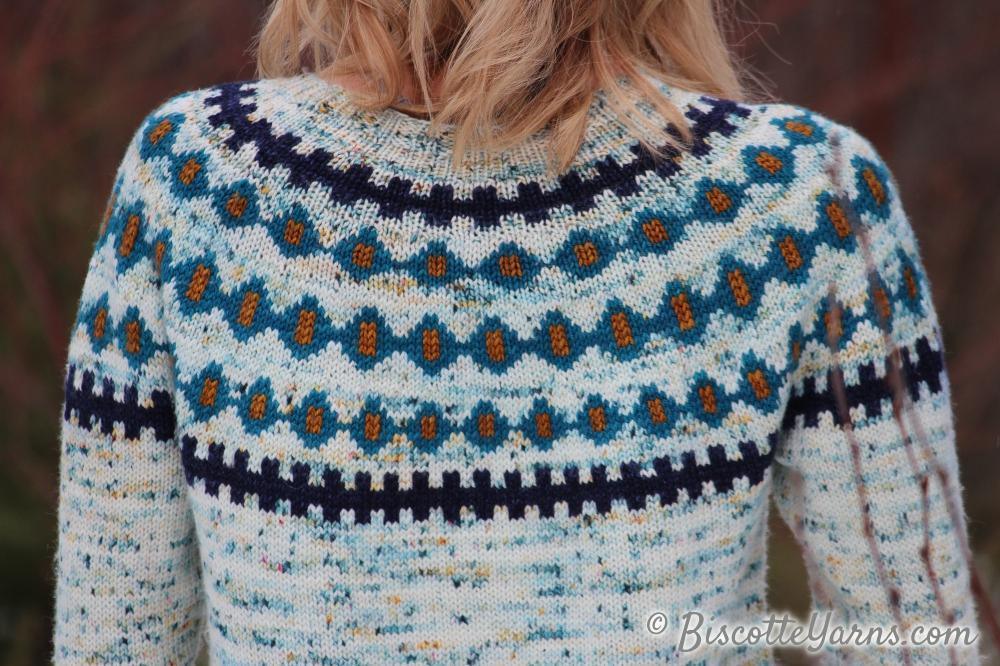 Jigs and Reels | Fairisle Yoke Free Pattern - Biscotte Yarns