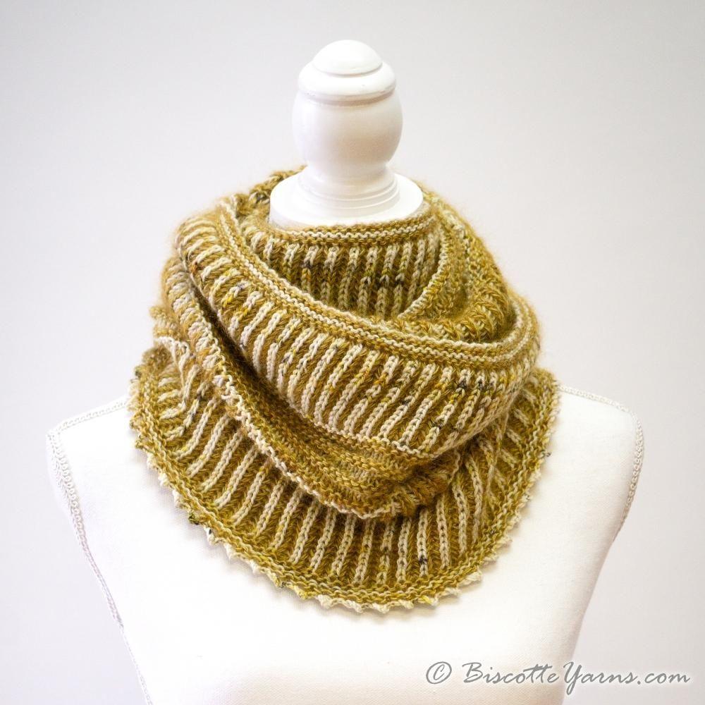 Rumpelstilskin - Free brioche cowl pattern - Biscotte Yarns