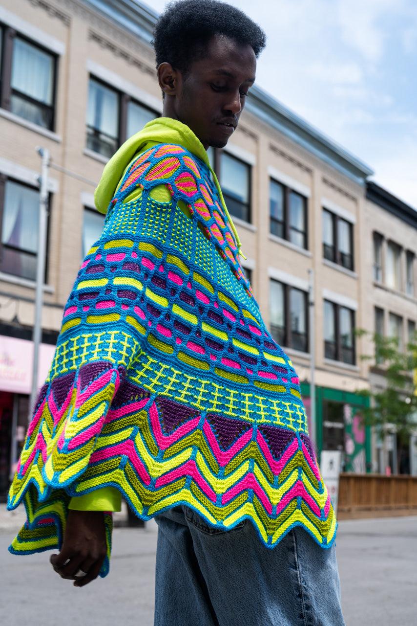 Knitting knit | Slipstravaganza shawl by Stephen West - Biscotte Yarns