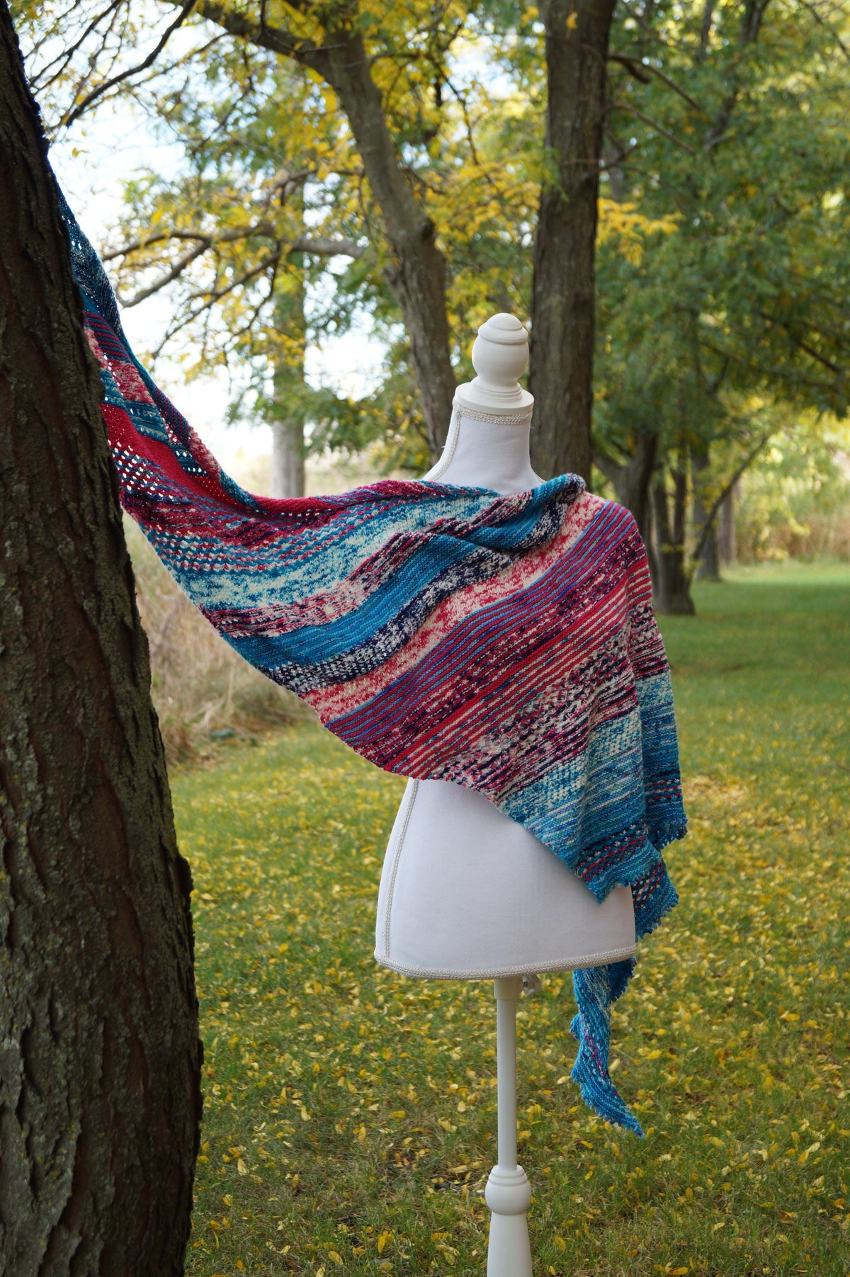 The Unpredictable Shawl | Knitting Pattern - Biscotte Yarns