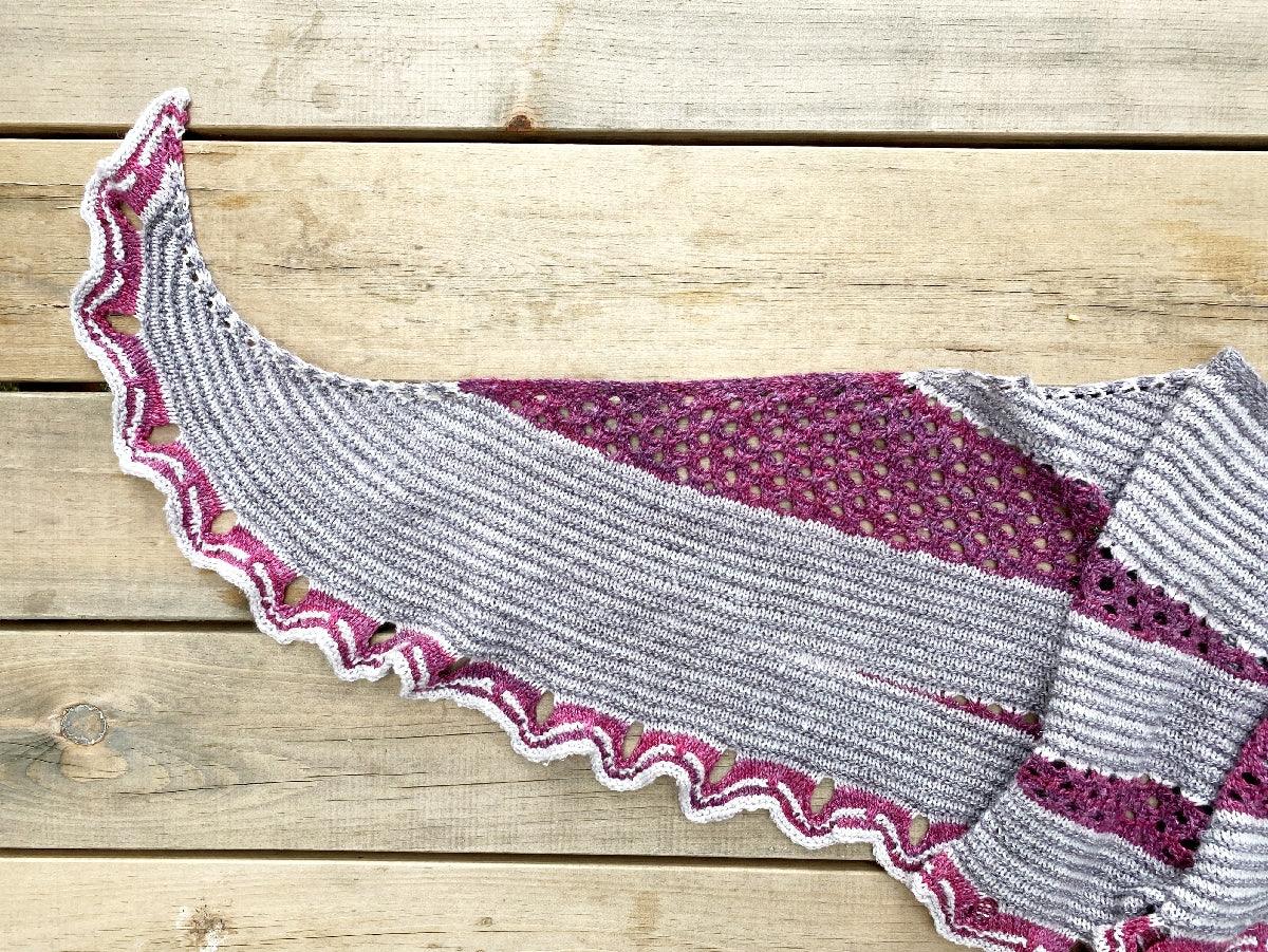 Belle de Jour | Shawl Pattern - Biscotte Yarns