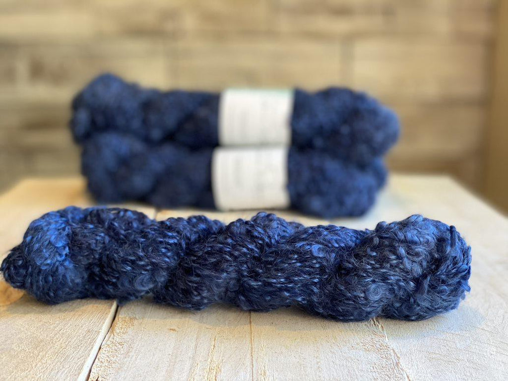 BOUCLE MOHAIR COBALT - Biscotte Yarns
