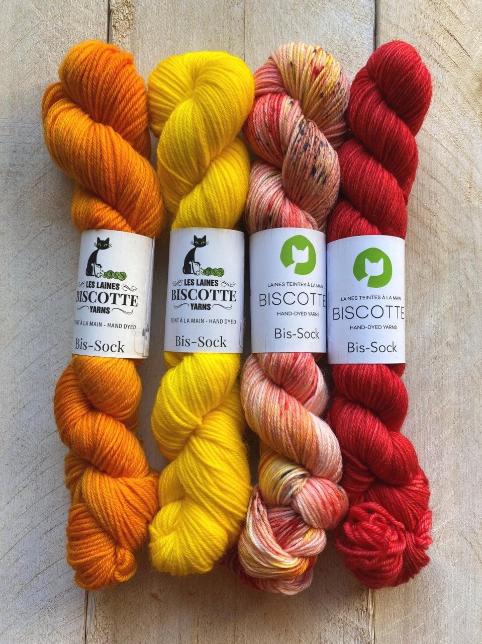 COULIS DE MURES ♥ Knitting Kit - Biscotte Yarns