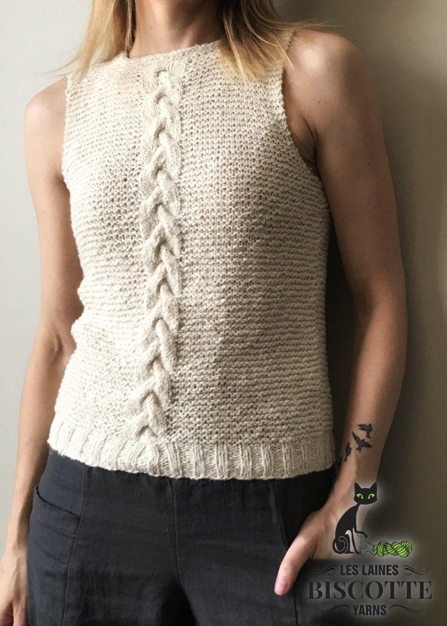 Carter Tank free Pattern - Biscotte Yarns