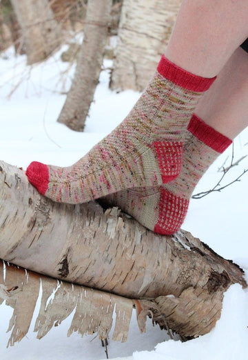 Candy Wafer Socks - Knitting Pattern - Biscotte Yarns