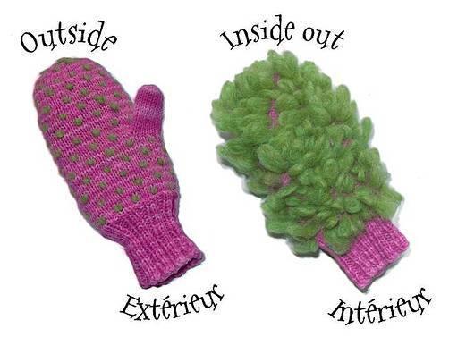 Thrummed mittens free pattern & knitting tutorial - Biscotte Yarns