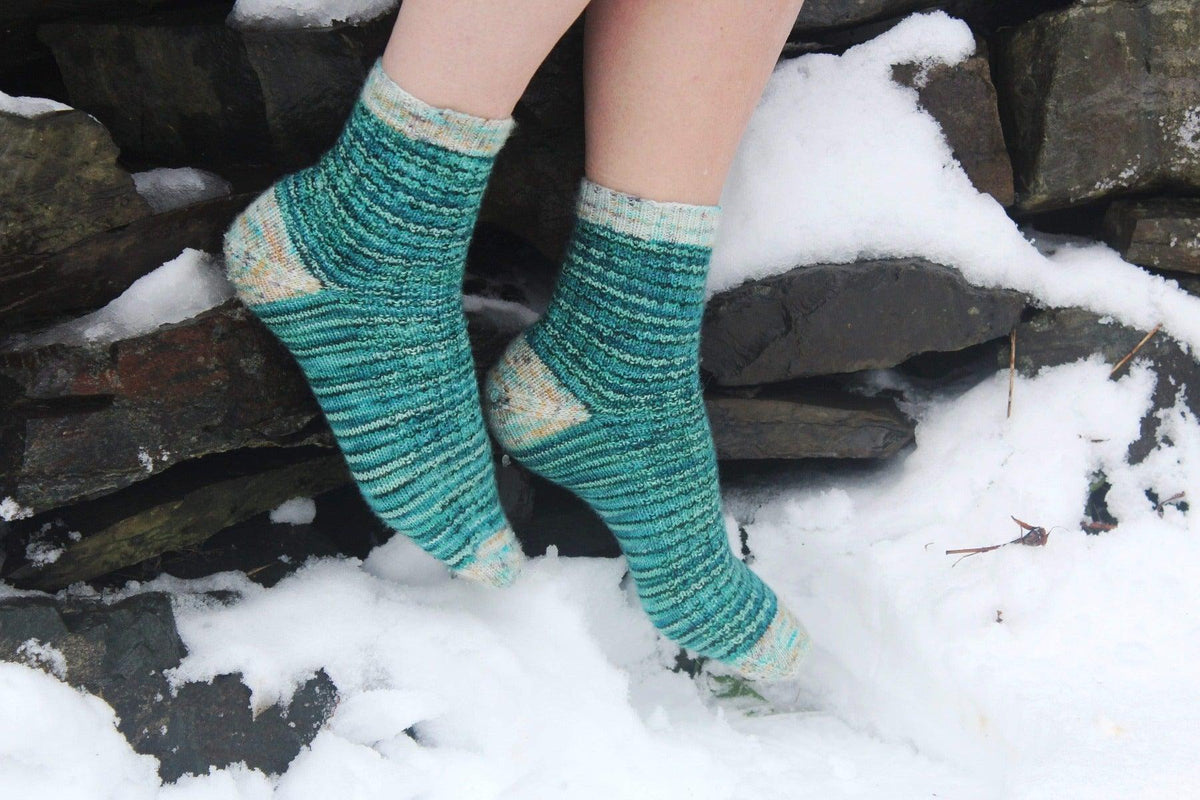 VANILLA TEXTURE - Free Socks Pattern - Biscotte Yarns