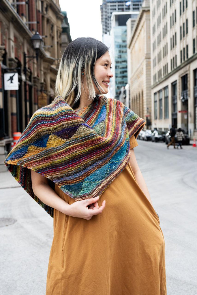 Biscotte's Shawl Knitting Game - A shawl that is played with dice!