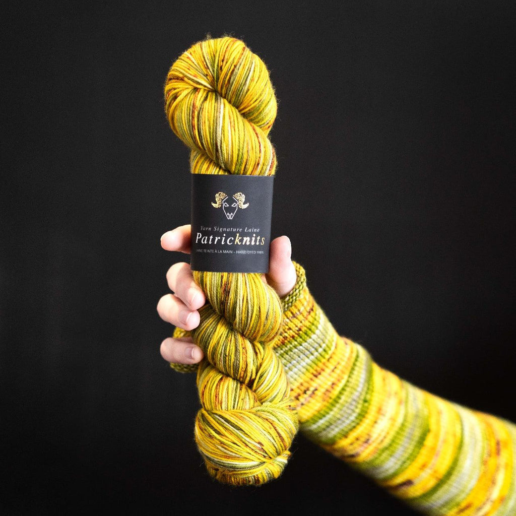 hand-dyed sock yarn PATRICKNITS THANK YOU