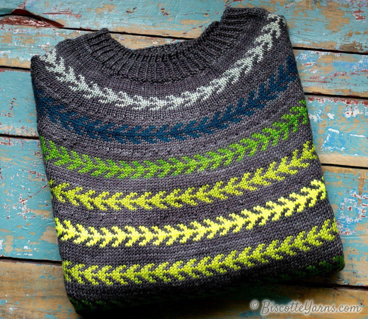 Seascape | Andrea Yetman Free Pattern - Biscotte Yarns