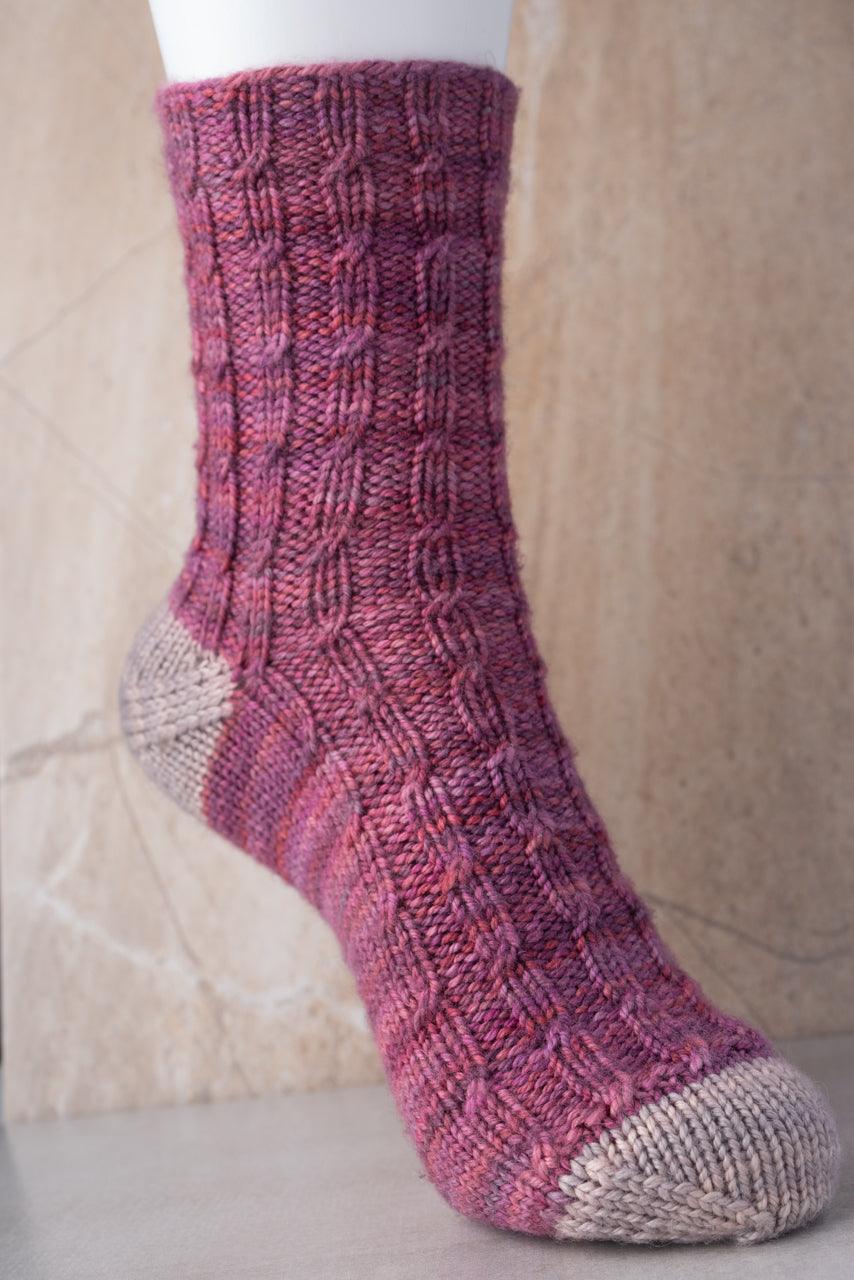 Twizzler | Sock Pattern - Biscotte Yarns