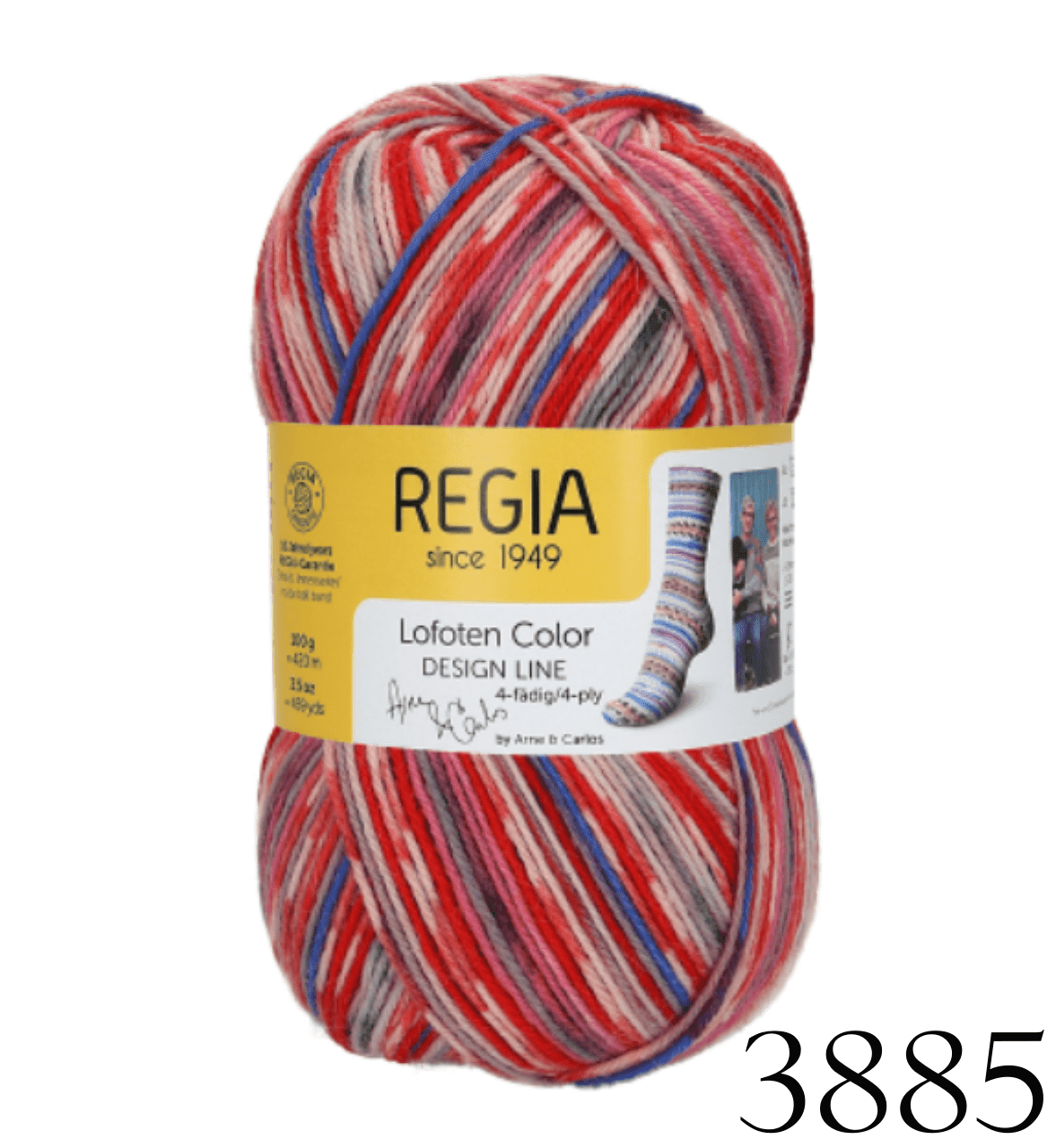 REGIA 4ply Design Line A&C Lofoten Color - Biscotte Yarns