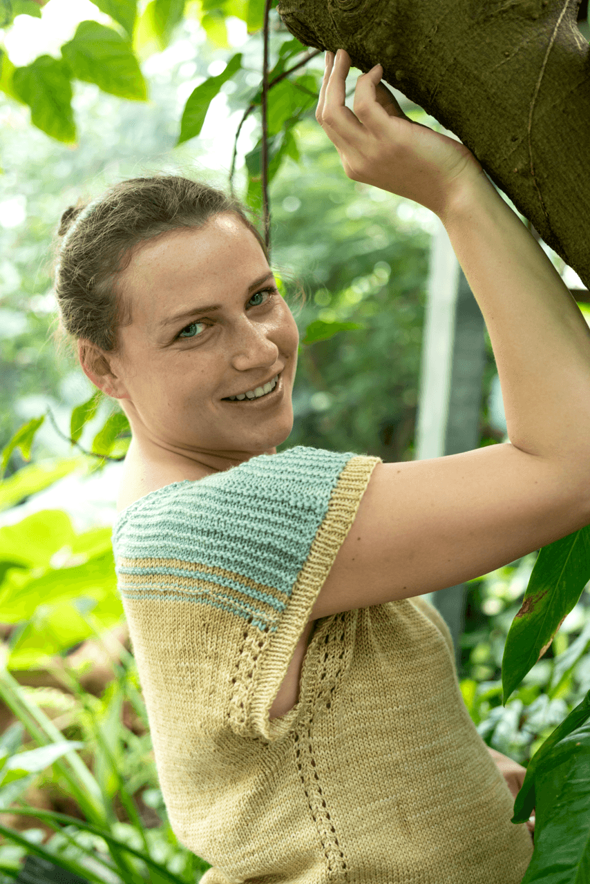 Quebec Cool Tee | Knitting Pattern - Biscotte Yarns