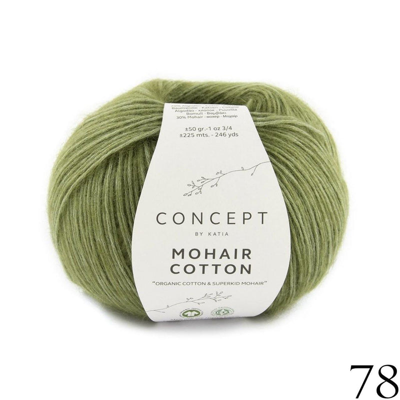 Katia Concept - Mohair Cotton - Biscotte Yarns