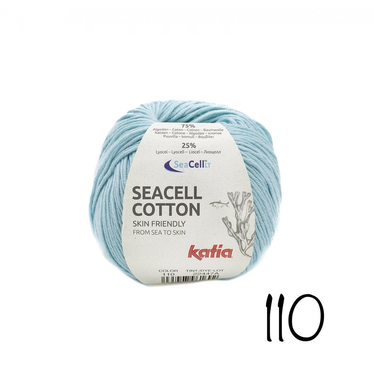 SeaCell Cotton - Katia - Biscotte Yarns