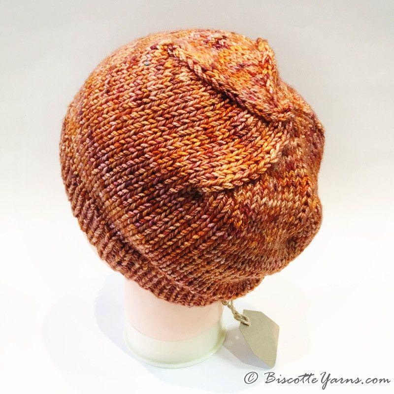 Camille's hat pattern with DK Pure yarn - Biscotte yarns