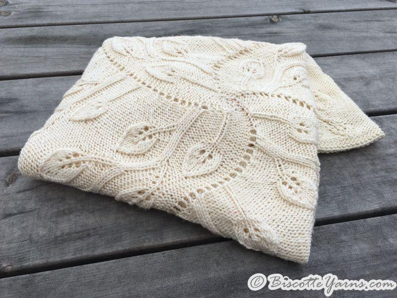 Knitting pattern Baby blanket | Beanstalk - Biscotte yarns