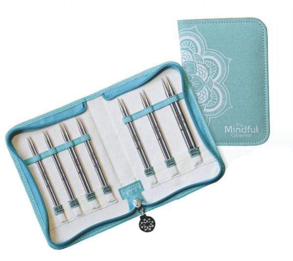 Knitter's Pride 'The Mindful Collection' Believe Interchangeable Needle Tips, Set of 7 Pairs (5") - Biscotte Yarns
