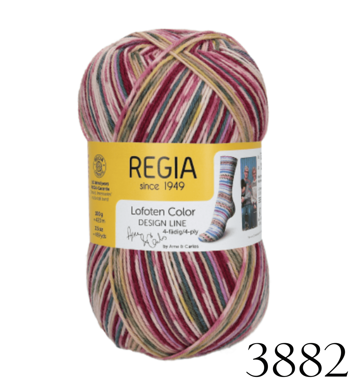 REGIA 4ply Design Line A&C Lofoten Color - Biscotte Yarns