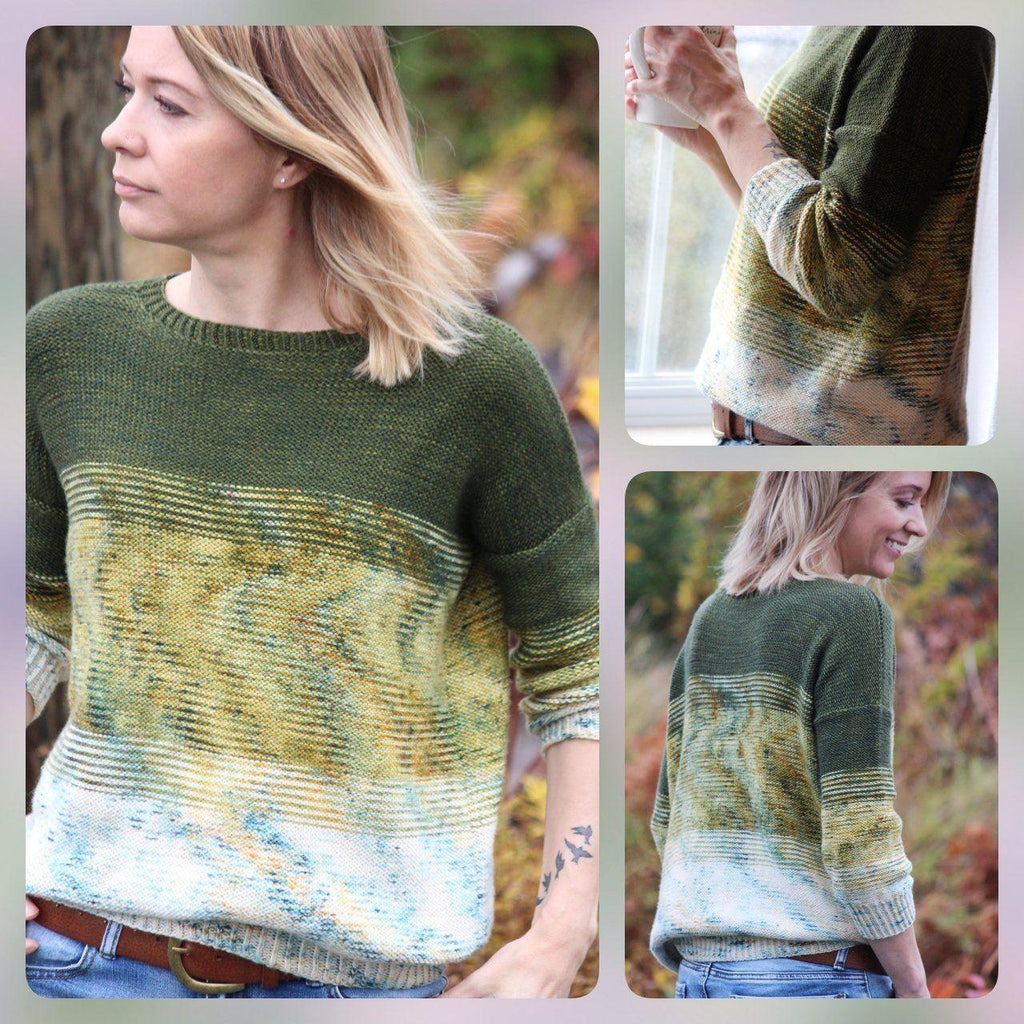 Twist of Fade | Free pullover Pattern - Biscotte Yarns