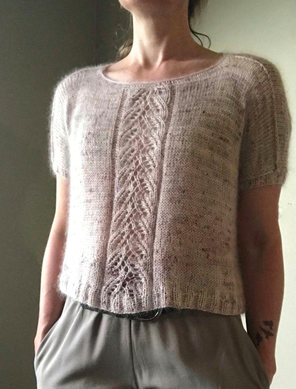 Cloud 9 Tee Knitting Pattern - Biscotte Yarns