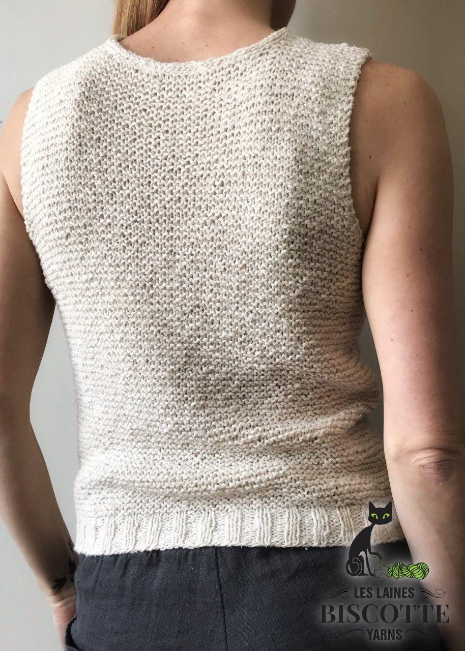 Carter Tank free Pattern - Biscotte Yarns