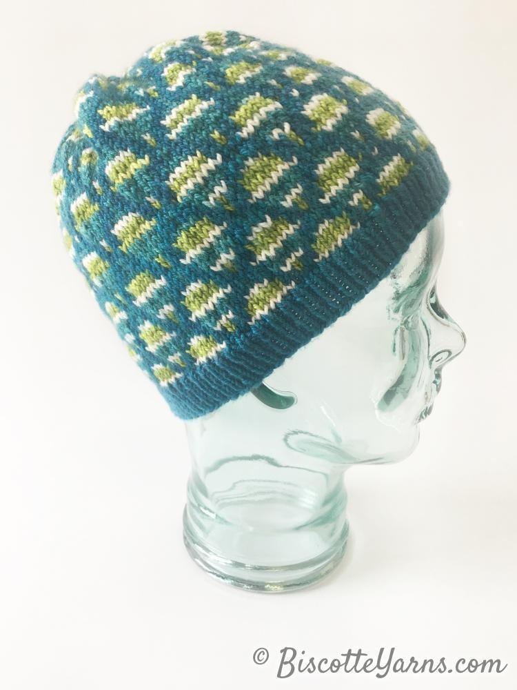 Stained Glass hat pattern - Biscotte Yarns