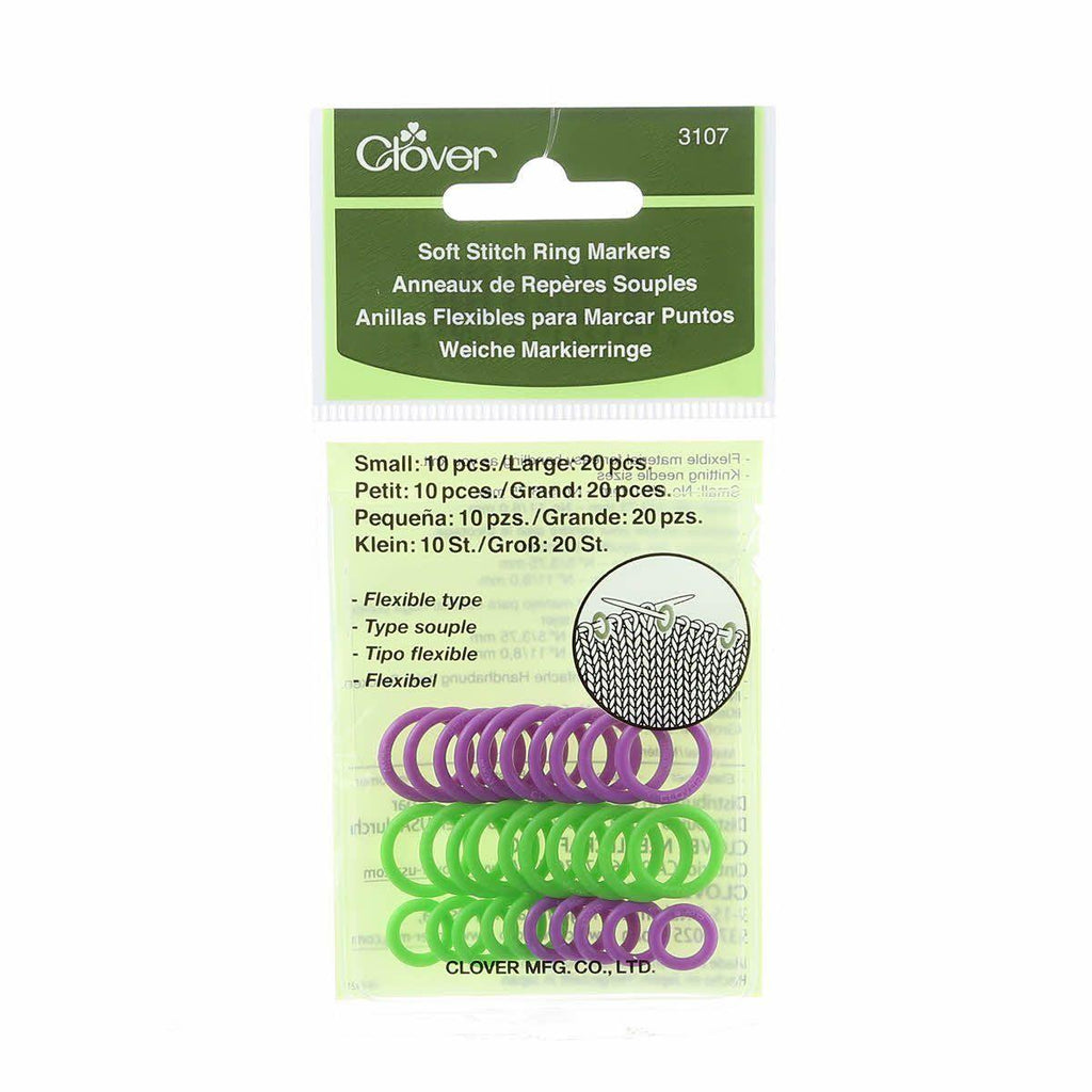 Clover Quick Locking Stitch Markers - Small